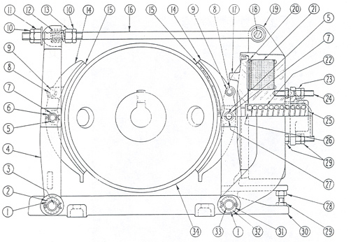 No. 503 10" Type "M" Brake